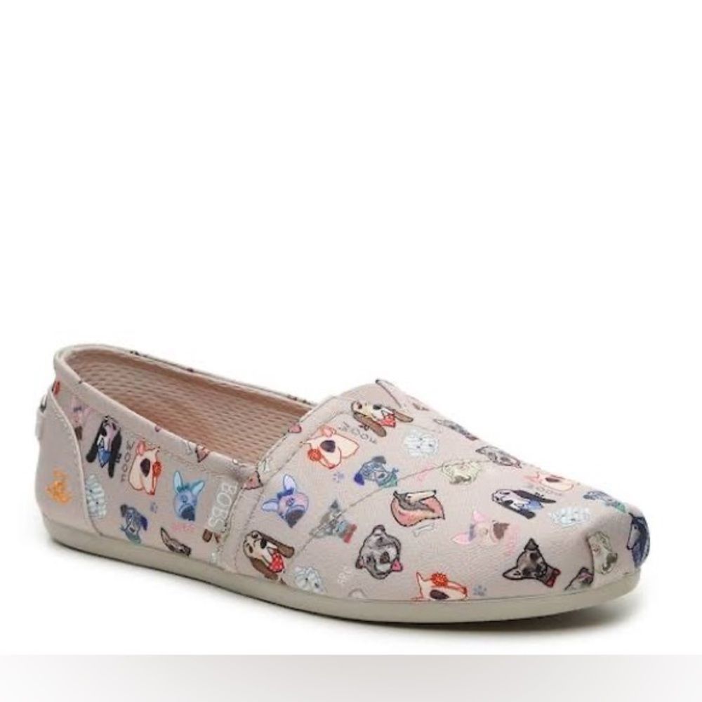 Skechers Bobs For Dogs Plush Posh Pup Slip On Flats Loafers Size 7.5
